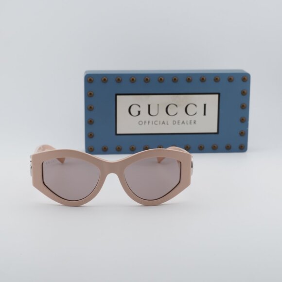 Gucci GG1951S 005 Cat Eye Sunglasses - Vintage Pink/Brown main image 8